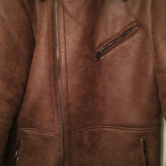Vintage leather fur jacket - Picture 2 of 4